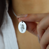 Customizable Birth Flower Necklace
