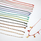 Colorful Cotton Rope | Charm Necklaces