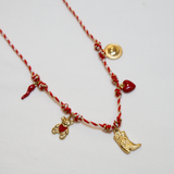 Colorful Cotton Rope | Charm Necklaces