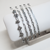 Silver Chains | Charm Bracelets