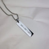 Customizable Brave Necklace
