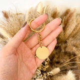 Customizable Memory Key Ring with Photo