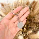 Customizable Memory Key Ring with Photo