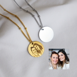 Customizable Memory Necklace with Photo