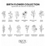 Colar Birth Flower Personalizável