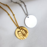 Customizable Memory Necklace with Photo